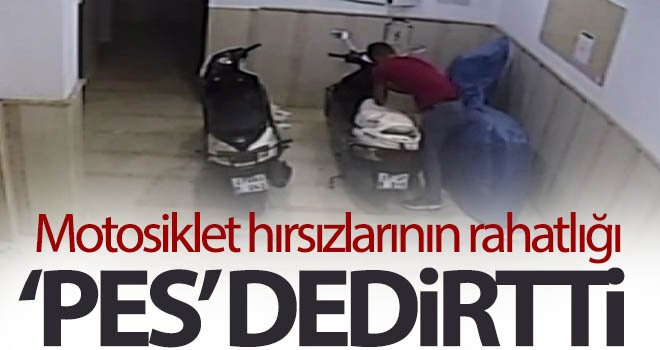  Gaziantep’te motosiklet hırsızları iş başında! 