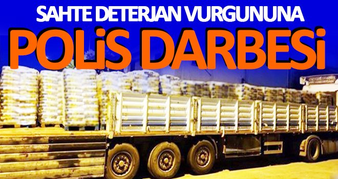 Gaziantep'te sahte çamaşır deterjanı ele geçirildi