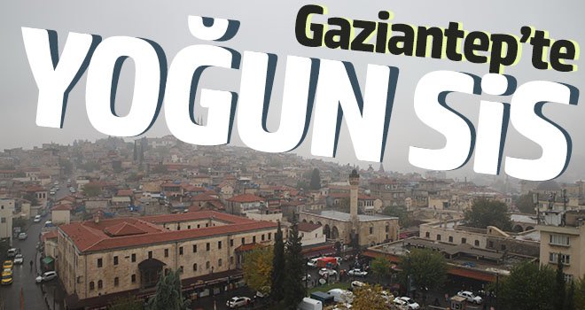  Gaziantep'te sis etkisini sürdürüyor