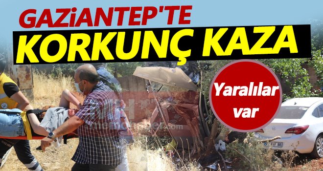  Gaziantep'te trafik kazası: Yaralılar var...