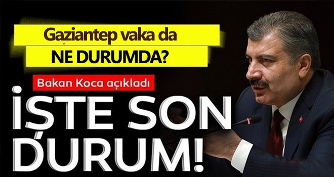  Gaziantep’te vaka oranları geçen haftalara göre sabit kaldı