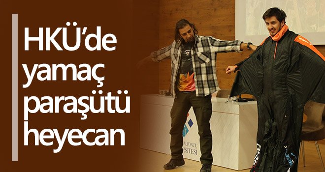  HKÜ’de yamaç paraşütü heyecanı
