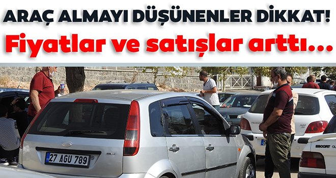 İkinci el otoda piyasanın ateşi düşmüyor!..