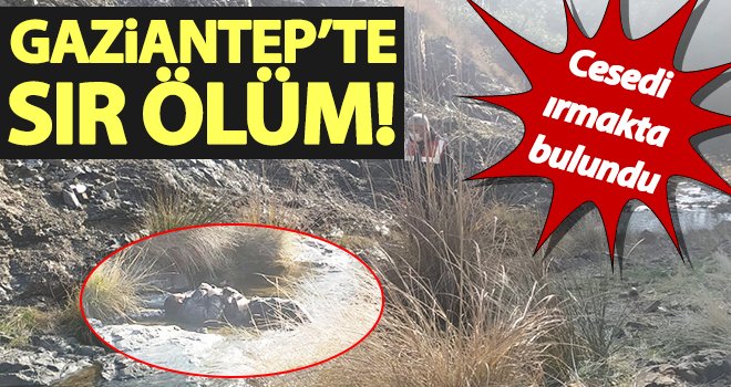 Irmakta erkek cesedi bulundu!