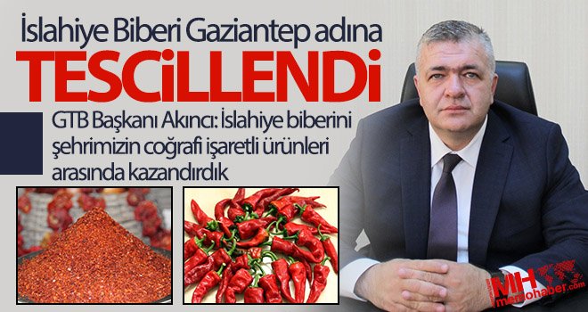  İslahiye Biberi Gaziantep adına tescillendi