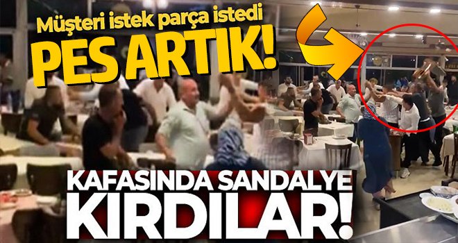 İstek şarkı kavgasında müşterinin kafasında sandalye kırdılar