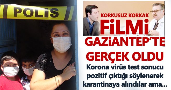  Kemal Sunal’ın Korkusuz Korkak filmi Gaziantep’te gerçek oldu