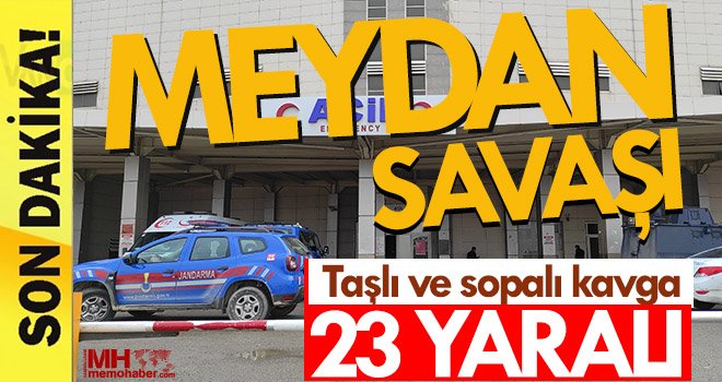 Arazi anlaşmazlığında meydan savaşı: 23 yaralı