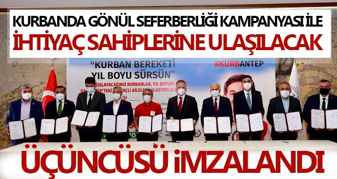  Kurbantep protokolünün üçüncüsü imzalandı
