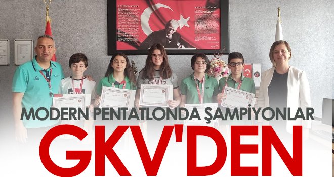Modern pentatlonda şampiyonlar GKV'den