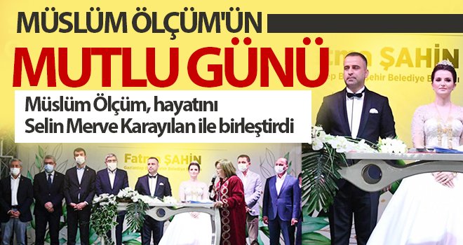  Nikaha Gaziantep protokolü şahitlik etti 