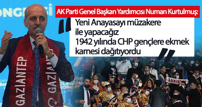  Numan Kurtulmuş’tan Anayasa vurgusu