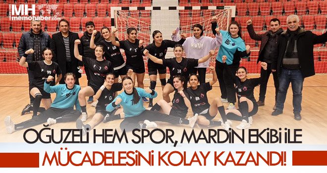 Oğuzeli hem spor, zorlu mücadeleyi kazandı