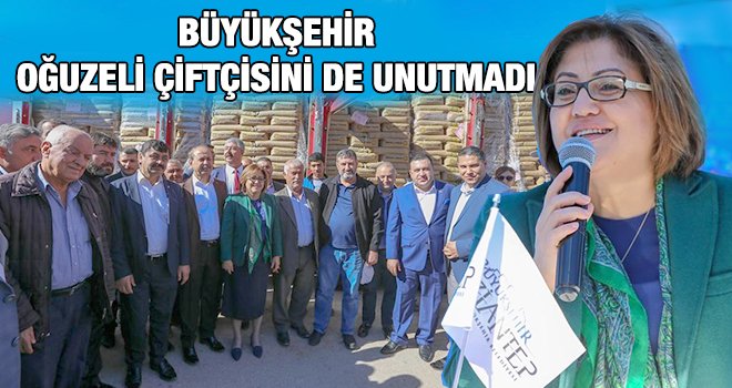  Oğuzeli’ndeki çiftçilere arpa ve buğday tohumu dağıtıldı