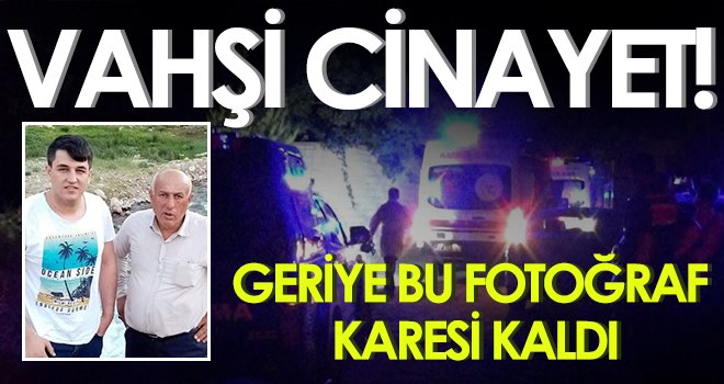 Önce babasını bıçaklayarak öldürdü, sonra kendisini astı