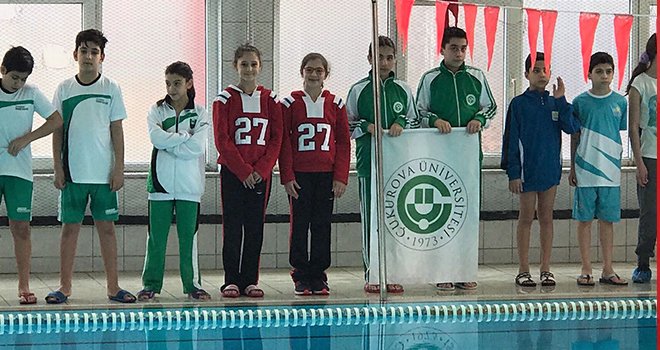  Özel Sanko Okullarının iki yüzücüsünden büyük başarı