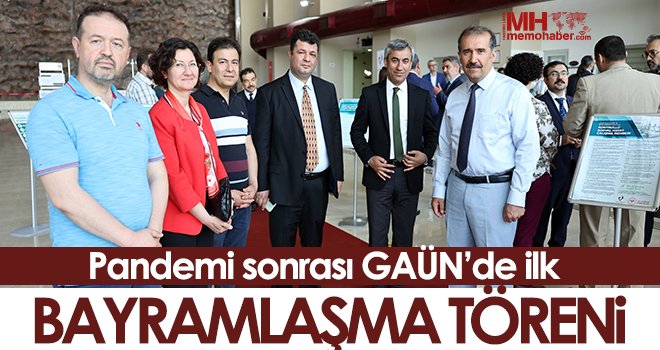 Pandemi sonrası GAÜN’de ilk bayramlaşma töreni