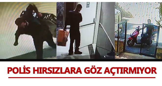  Polis hırsızlara göz açtırmıyor...