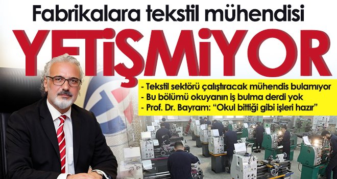  Prof. Dr. Bayram: Okul bittiği gibi işleri hazır