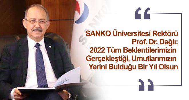  Prof. Dr. Dağlı'dan yeni yıl mesajı