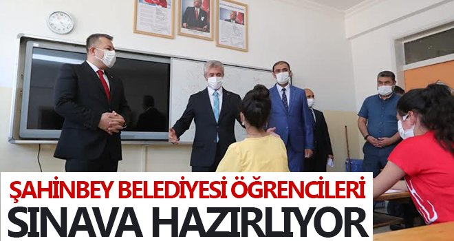 Şahinbey Belediyesi öğrencileri sınava hazırlanıyor