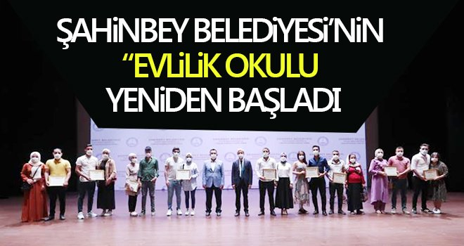  Şahinbey Belediyesi’nin evlilik okulu yeniden başladı