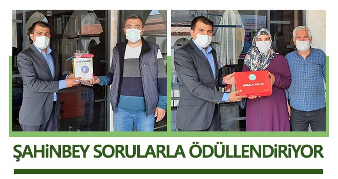  Şahinbey sorularla ödüllendiriyor