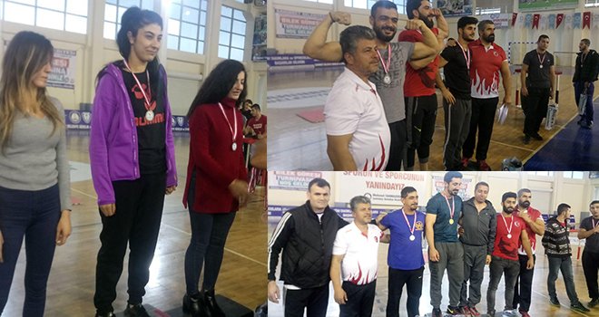  Şahinbey'de Bilek Güreşi şampiyonası düzenlendi