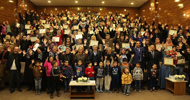 Şahinbey'den 86 Engelliye 'evlilik okulu' sertifikası