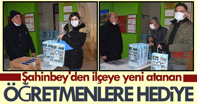  Şahinbey'den ilçeye yeni atanan öğretmenlere hediye