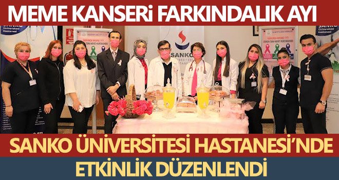SANKO Üniversitesi Hastanesi'nde etkinlik düzenlendi