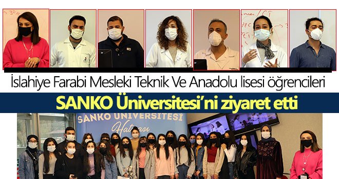  SANKO Üniversitesi liselileri bilgilendiriyor