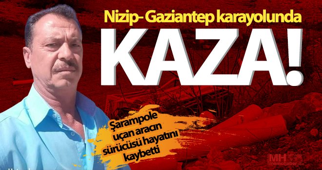 Şarampole uçan aracın sürücüsü hayatını kaybetti