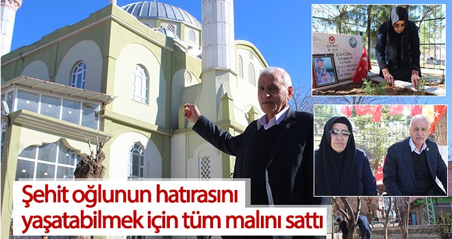  Şehit oğlu için 2 milyon liraya mal olan bin kişilik cami yaptırdı