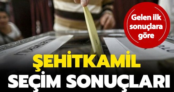  Şehitkamil Belediye Başkanlığında oyların yüzde 5.9'u açıldı