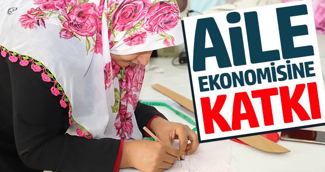  Şehitkamil'de kadınlardan giyim kursuna yoğun talep