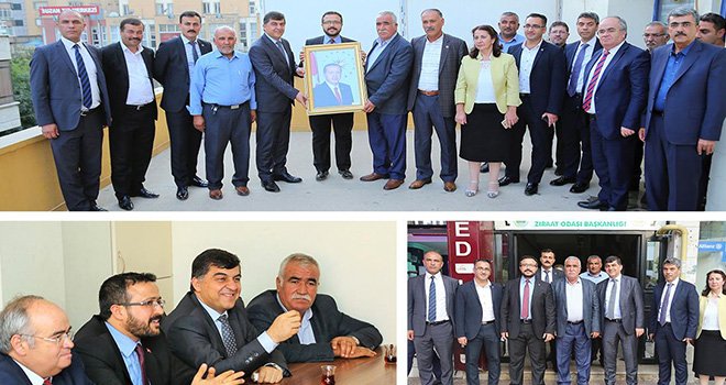  Şehitkamil'den Ziraat Odasına destekler anlatıldı