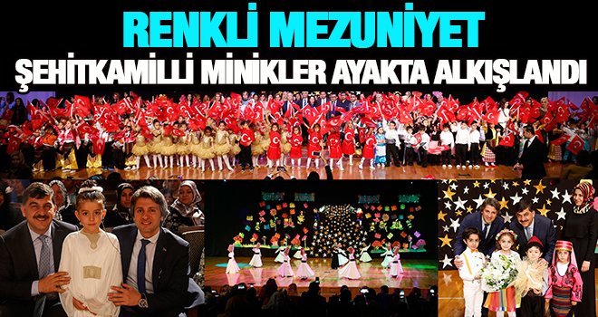  Şehitkamilli minikler mezun oldu