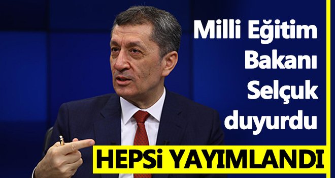  Selçuk'tan son dakika duyurusu: Hepsi yayımlandı