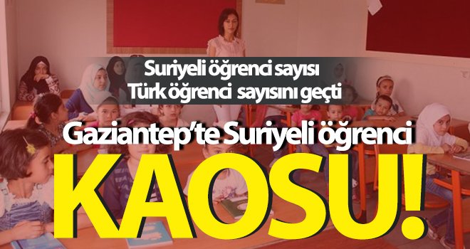  Suriyeli öğrenci sayısı Türk öğrenci sayısını geçti