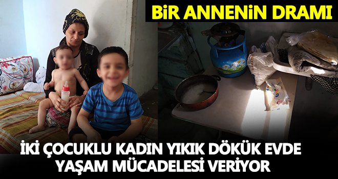  Süt alamadığı için çocuğunu pirinç suyu ile doyuruyor