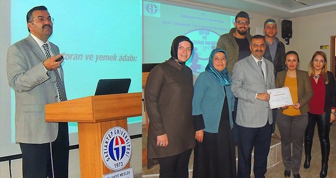  TDP Kapsamında Görgü ve Protokol Kuralları Konferansı