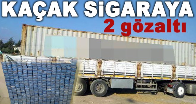 TIR'da 5 bin 800 paket kaçak sigara ele geçirildi