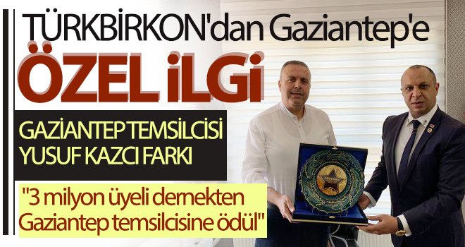  TÜRKBİRKON'den Yusuf Kazcı'ya plaket 