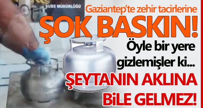  Uyuşturucuyu öyle bir yere gizlemişler ki... Şeytanın bile aklına gelmez!