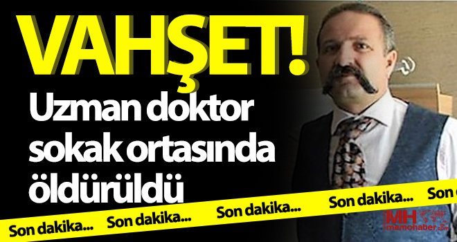  Uzman doktor bakıcısı tarafından öldürüldü