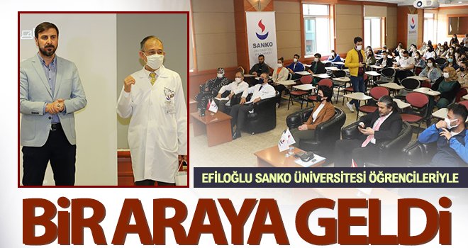  Yazar Efiloğlu üniversite öğrencileriyle bir araya geldi