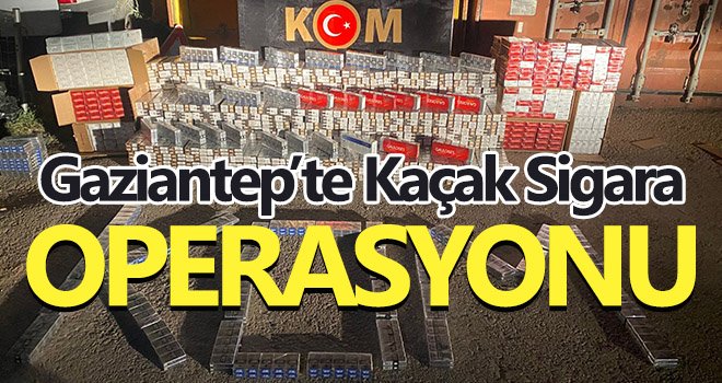 10 bin 790 paket kaçak sigara ele geçirildi