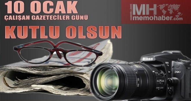 10 Ocak Çalışan Gazeteciler Günümüz Kutlu Olsun