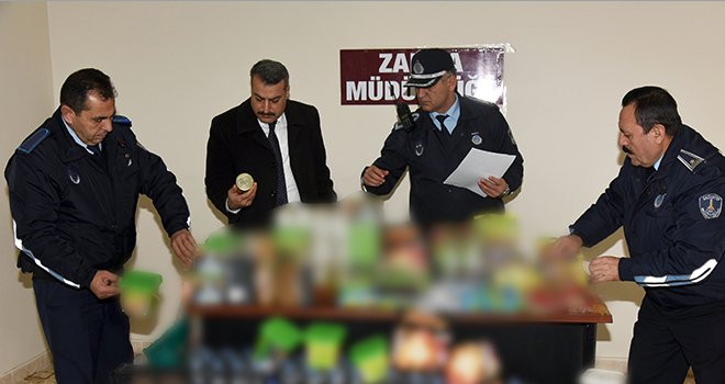 1042 gıda ürününe ve 11.5kg ete el konuldu